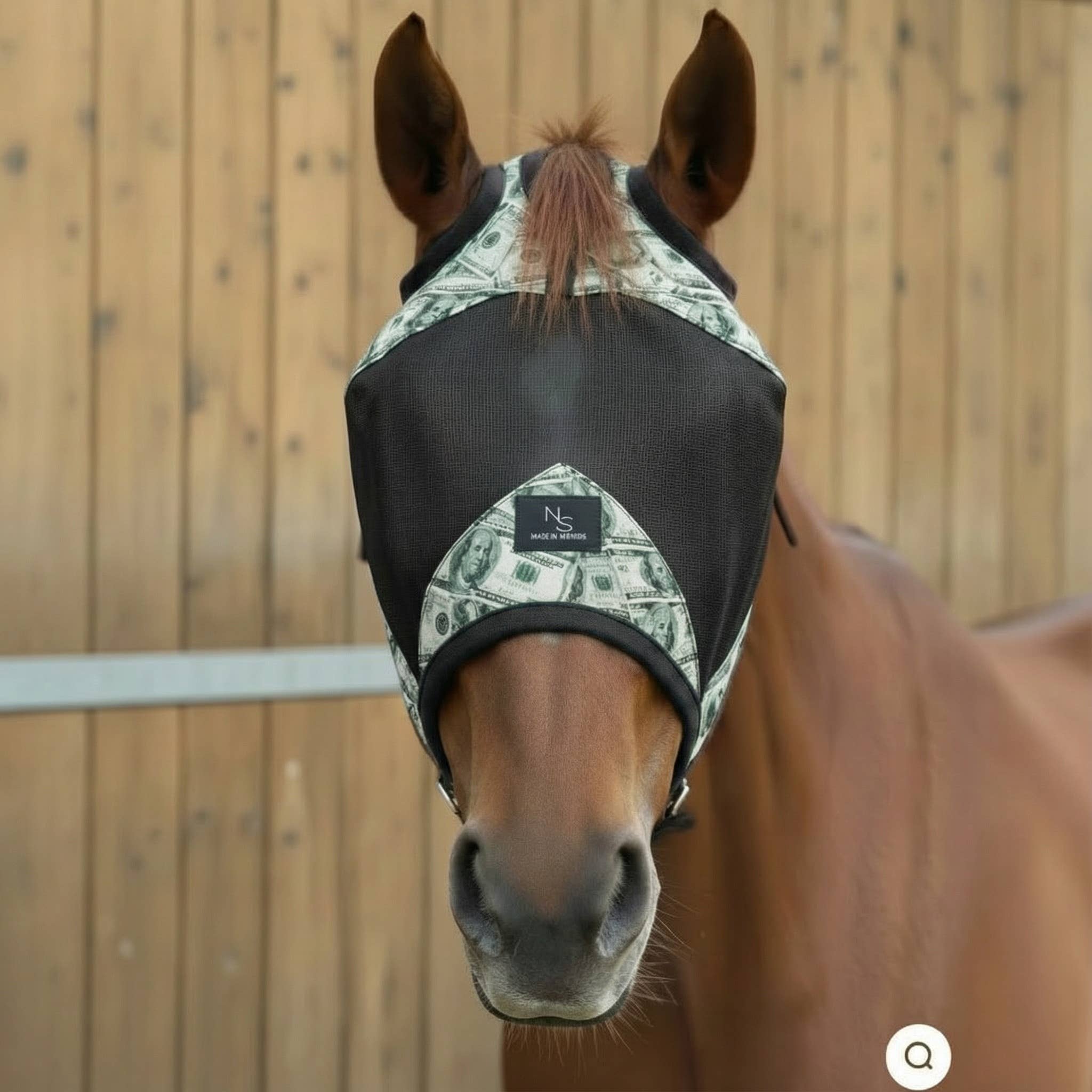 Entry Fees Fly Mask -Black